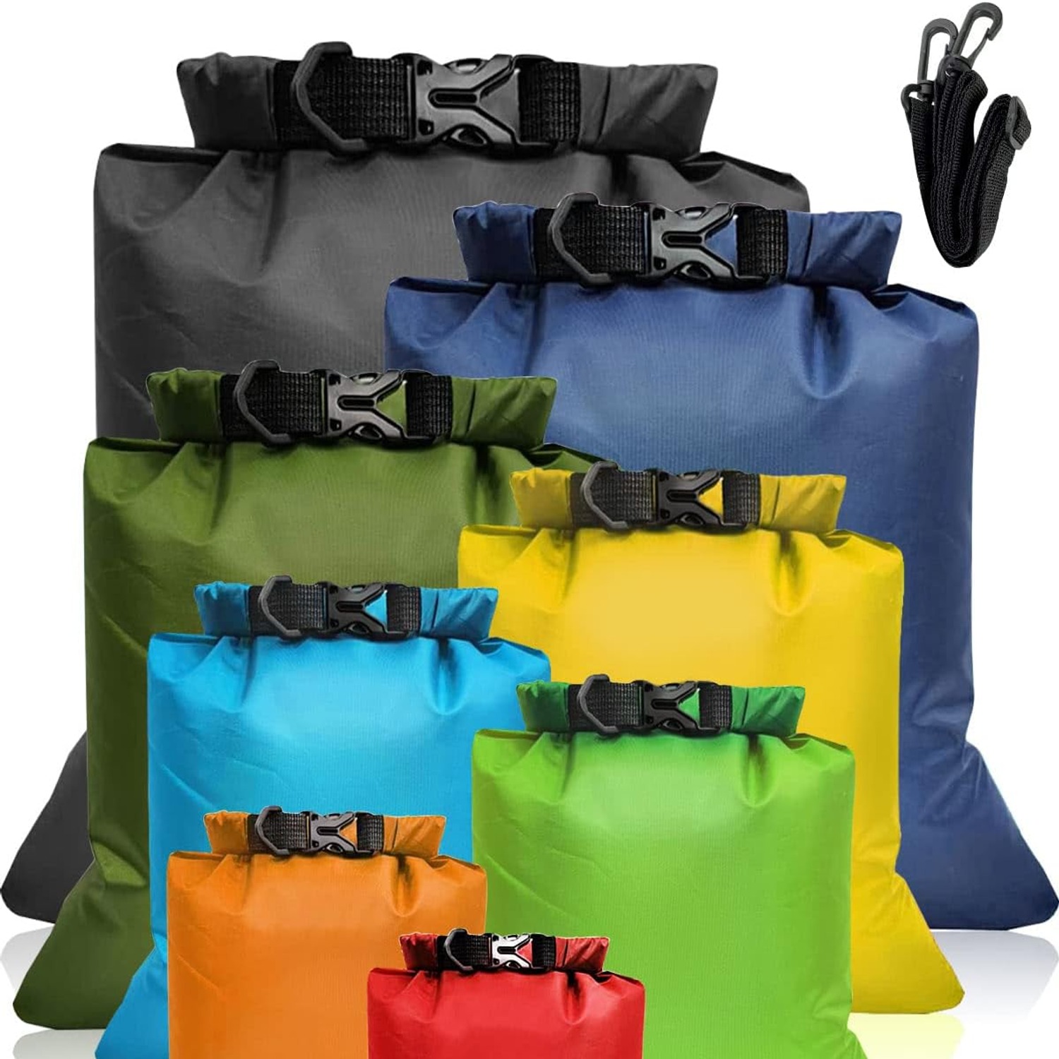 Victoper 8-Piece Waterproof Dry Bag Set