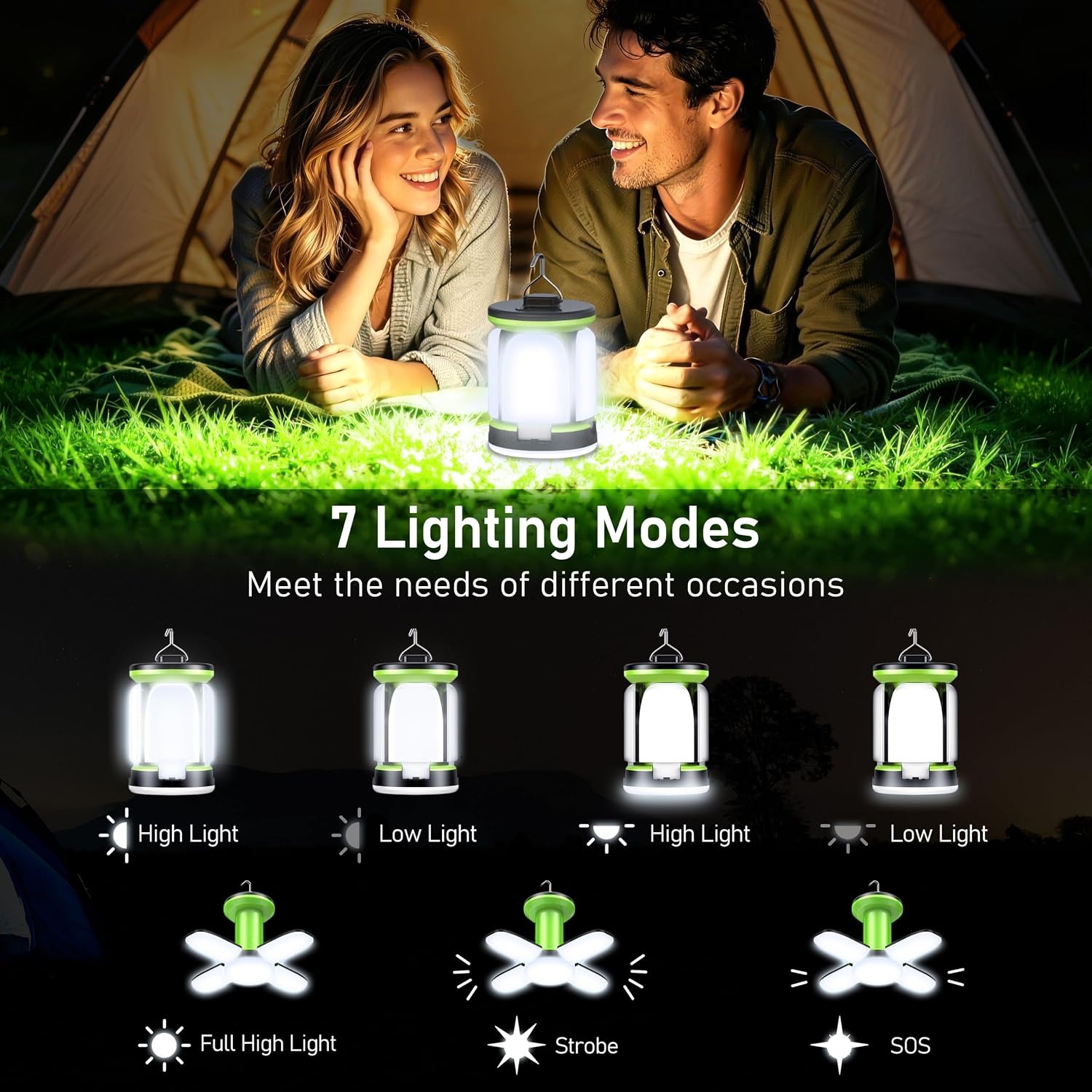 Blukar K9107 Rechargeable Camping Lantern: image 4